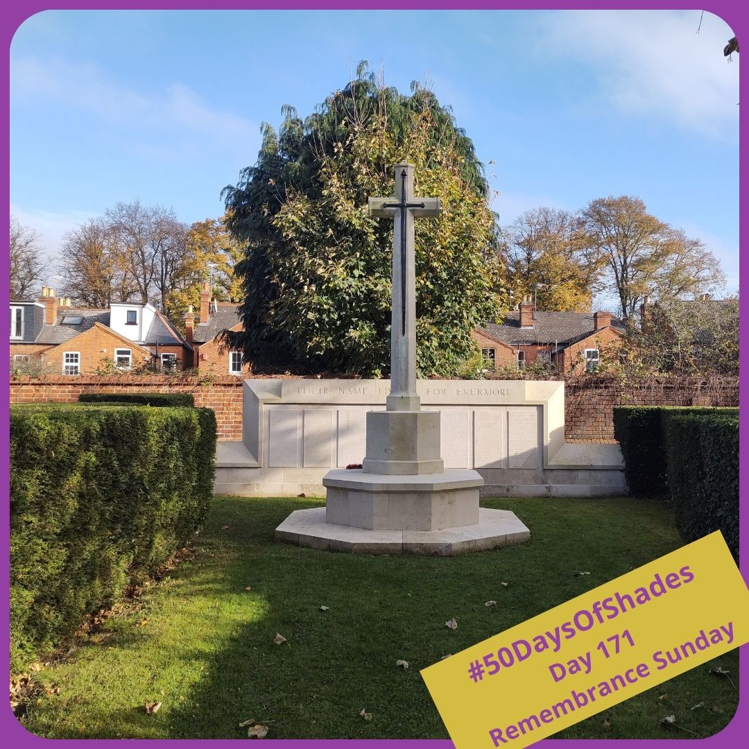 50daysofshades day 171-01 Remembrance Sunday 50daysofshades day 171-01 Remembrance Sunday
